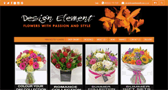 Desktop Screenshot of designelementflowers.com
